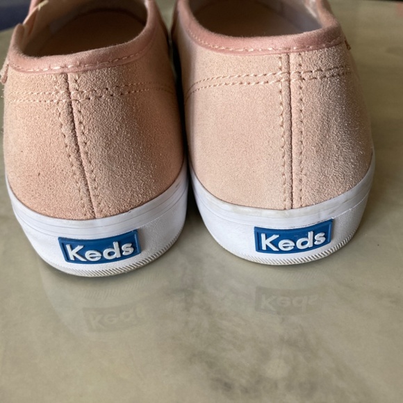Keds Women’s Double Decker Slip-on Suede Leather Sneaker - Picture 3 of 11